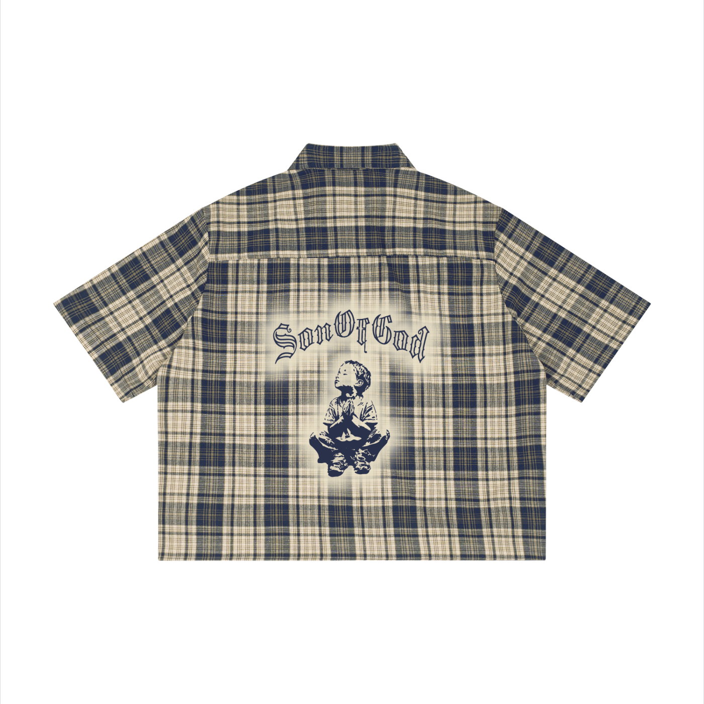 Son of God Plaid Button-Up