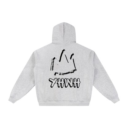 YHWH Fleece Zip-Up Hoodie