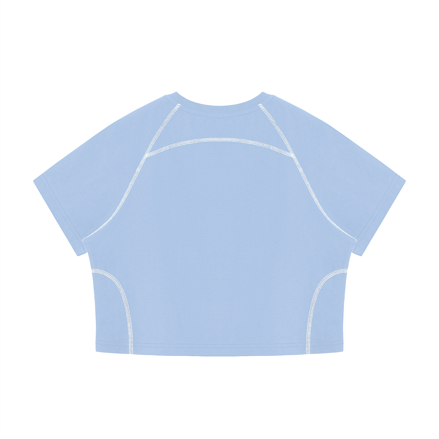 Women's Love Thy Neighbor Cropped Raglan Tee