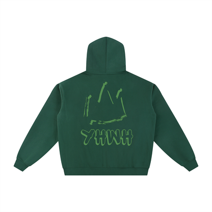 YHWH Fleece Zip-Up Hoodie