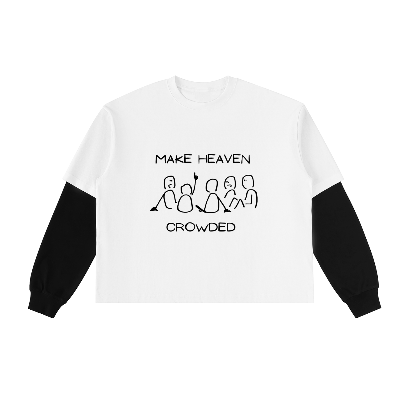 Make Heaven Crowded Layered Tee