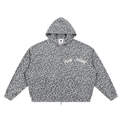 Women’s Fearfully + Wonderfully Waffle-Knit Oversized Zip Up Hoodie
