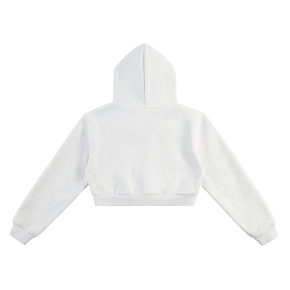Women’s Love Thy Neighbor Fleece Cropped Hoodie