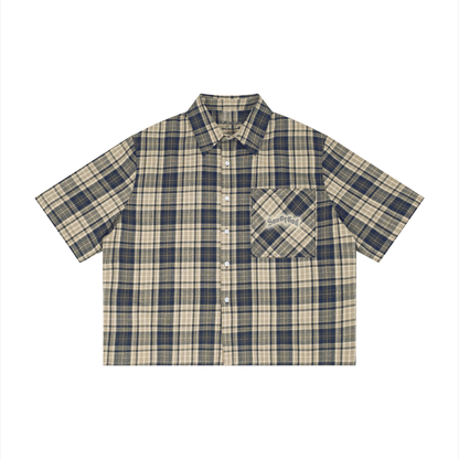 Son of God Plaid Button-Up
