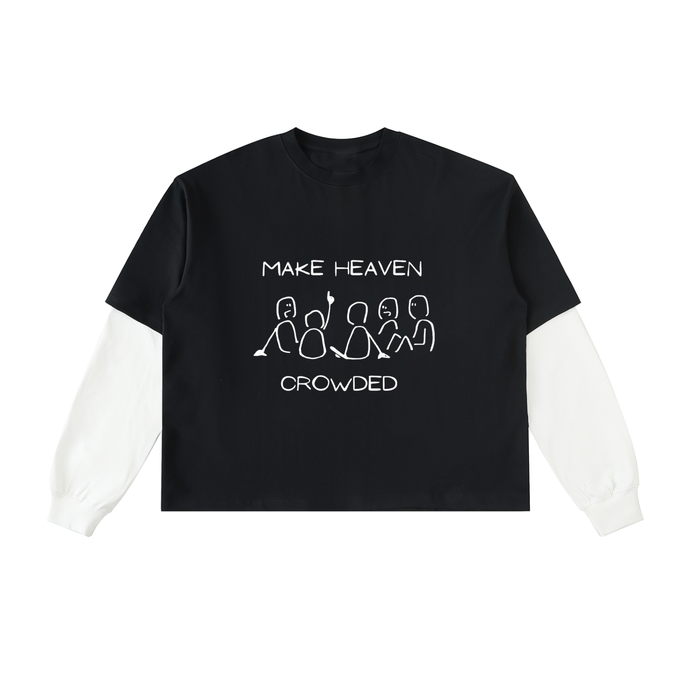 Make Heaven Crowded Layered Tee