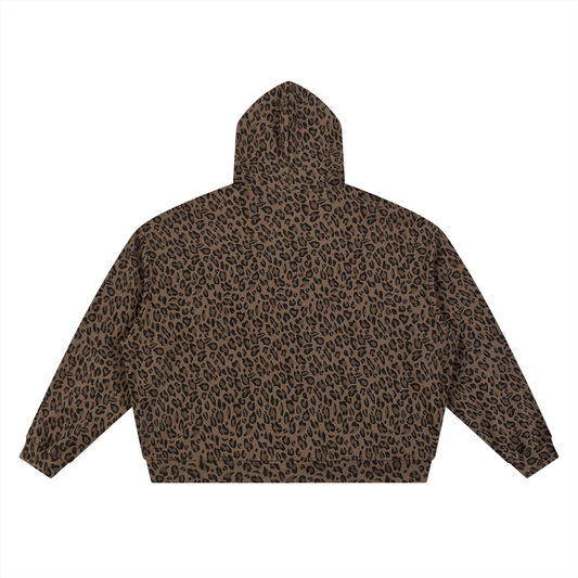 Women’s Fearfully + Wonderfully Waffle-Knit Oversized Zip Up Hoodie